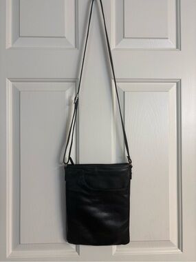 Margot Black Genuine Leather Crossbody Bag